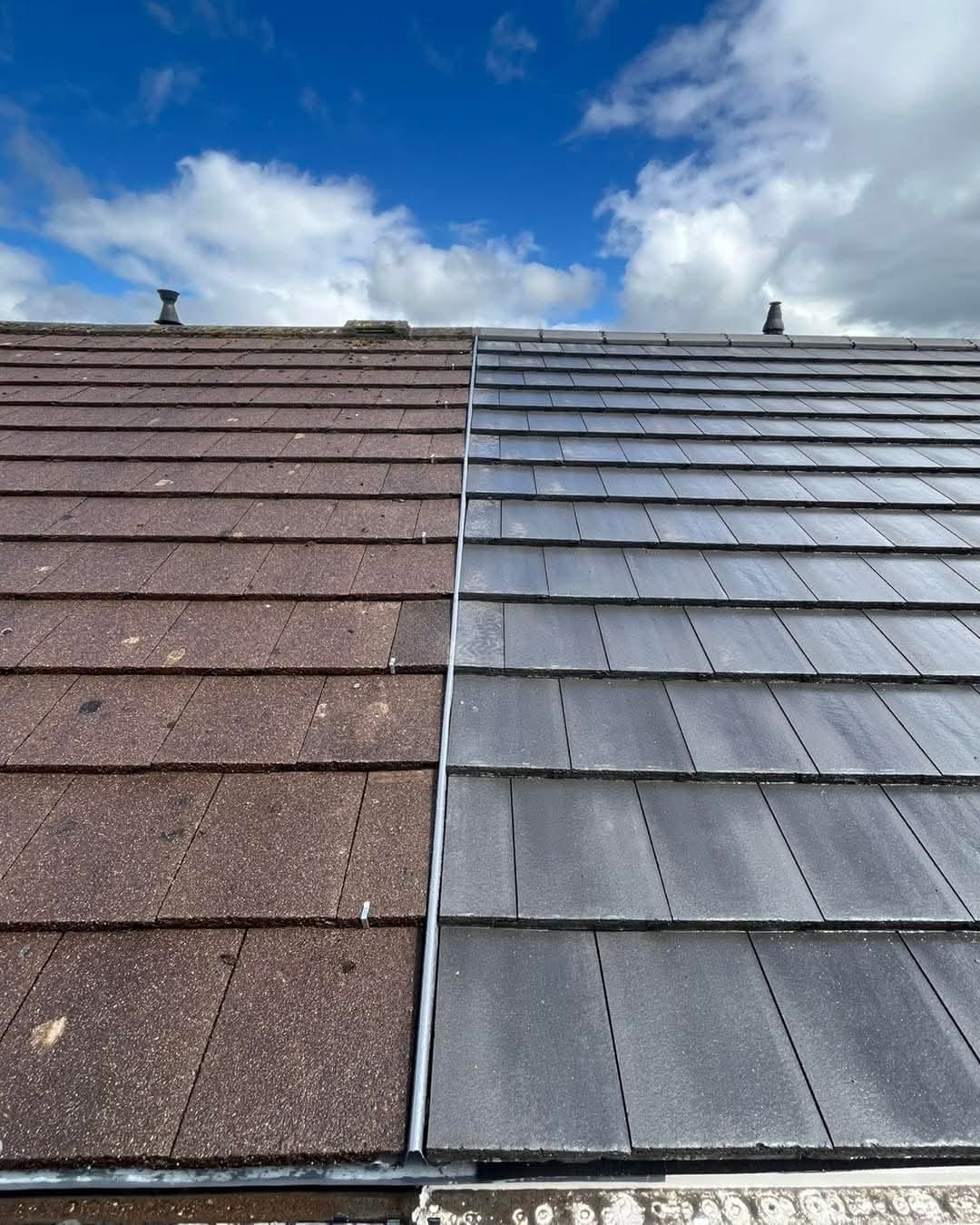 Pitched roof repair project in the Leeds area