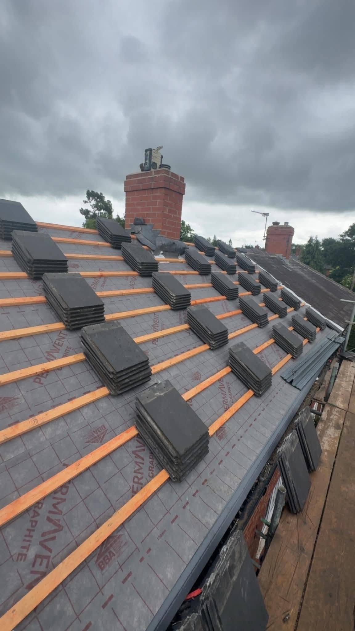 Roof replacement carried out by Pinnacle Roofing